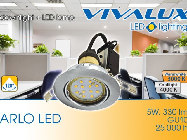 ARLO LED - set downlight   5W GU10 LED lamp