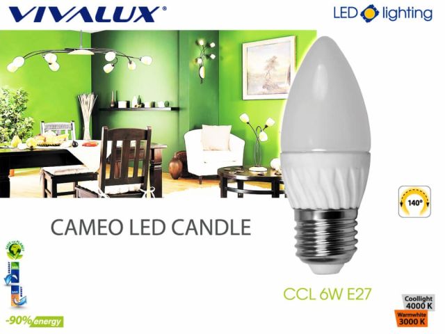 New LED lamp series CAMEO LED CANDLE E27