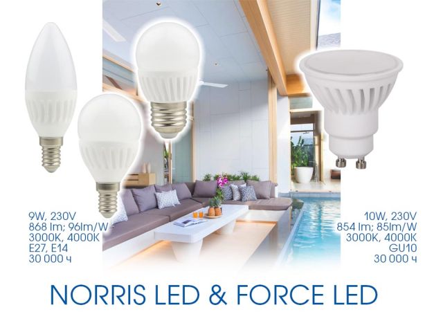 NORRIS LED and FORCE LED light more. Much more!