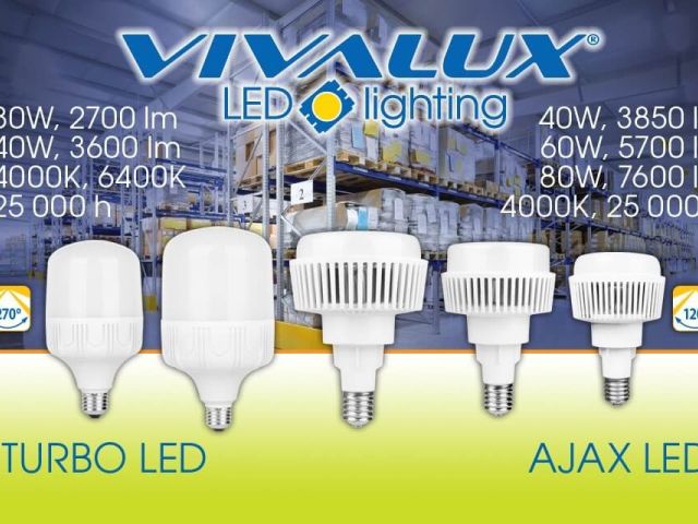 Ново поколение най-мощни и високоефективни LED лампи