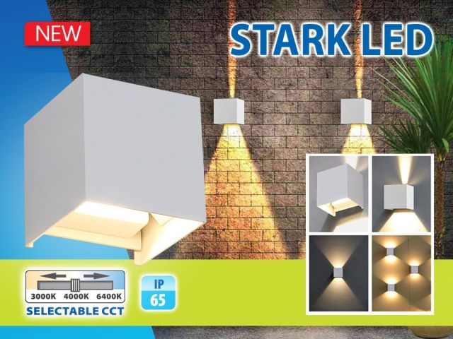 Facade LED lighting fixtures STARK LED with the possibility to select a color temperature