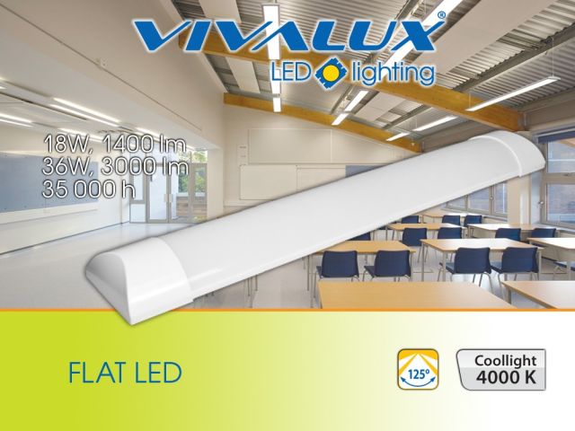New LED lighting fixtures FLAT VIVALUX
