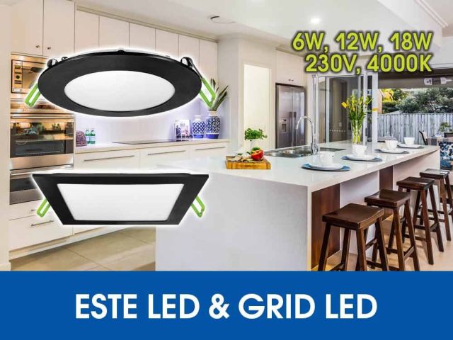 ESTE LED и GRID LED в черно