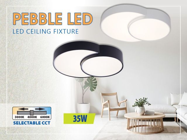 PEBBLE LED – осветление с природни форми