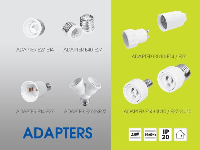 Adapters for lamps VIVALUX