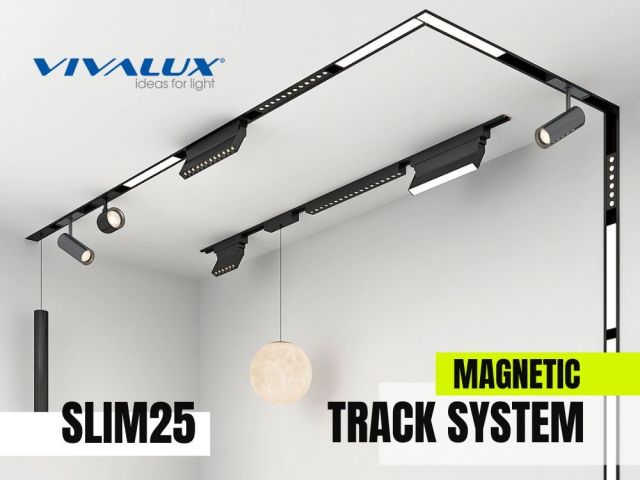 SLIM25 Magnetic Track System: An innovative and functional LED lighting solution