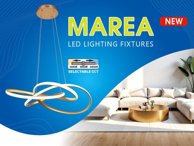 Luxurious lighting in a modern color with MAREA LED