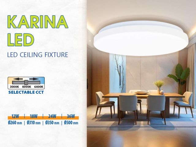 LED ceiling lights series KARINA LED