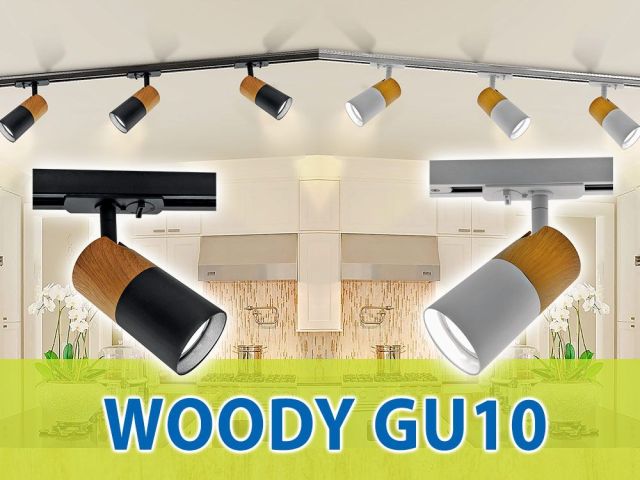 WOODY series – a modern solution for general lighting with GU10 lamps