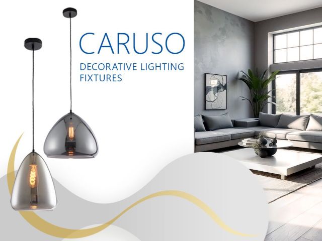 Eclectic interior with suspensions CARUSO