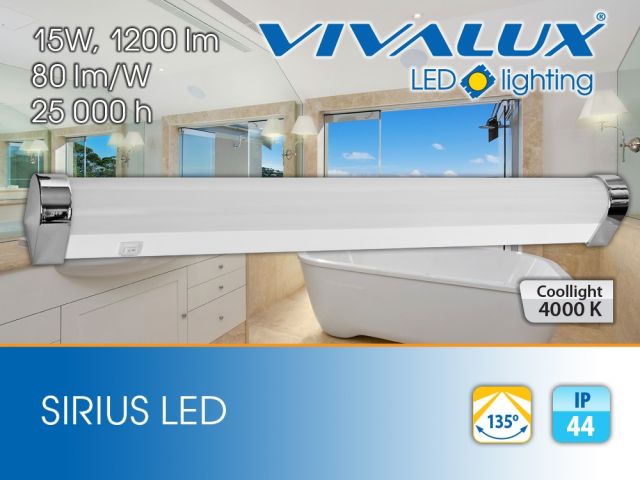 Нови LED осветителни тела за баня Vivalux