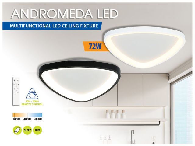 Елегантни LED плафони за модерно осветление ANDROMEDA