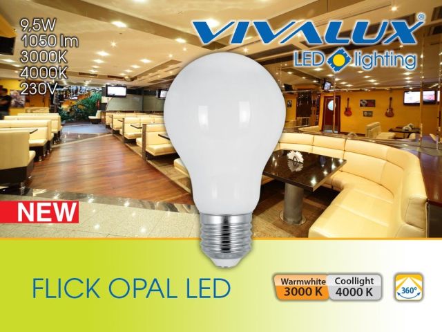 По-мощни и по-ефективни LED филамент лампи FLICK LED и FLICK OPAL LED