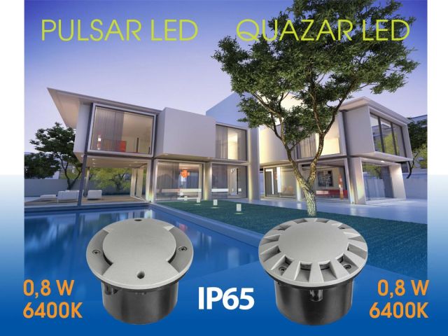 LED тела за вграждане в земя PULSAR LED и QUAZAR LED