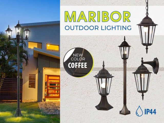 MARIBOR garden lanterns – a classic line in a trendy coffee color