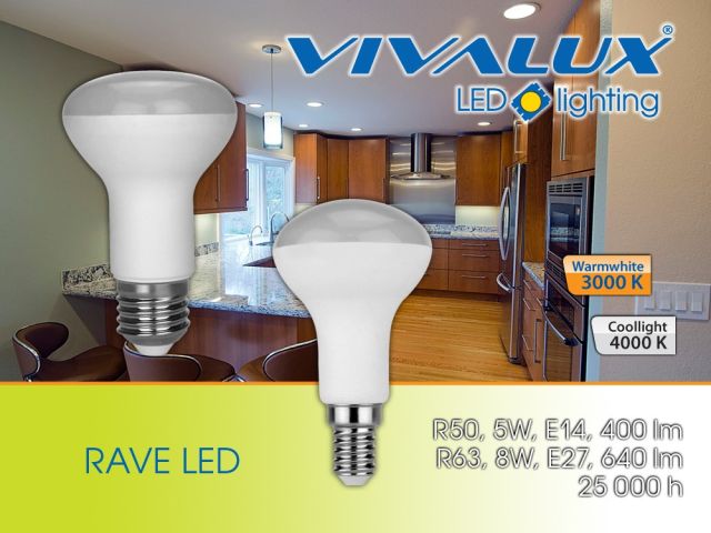 Рефлекторни LED лампи RAVE LED 5W/8W