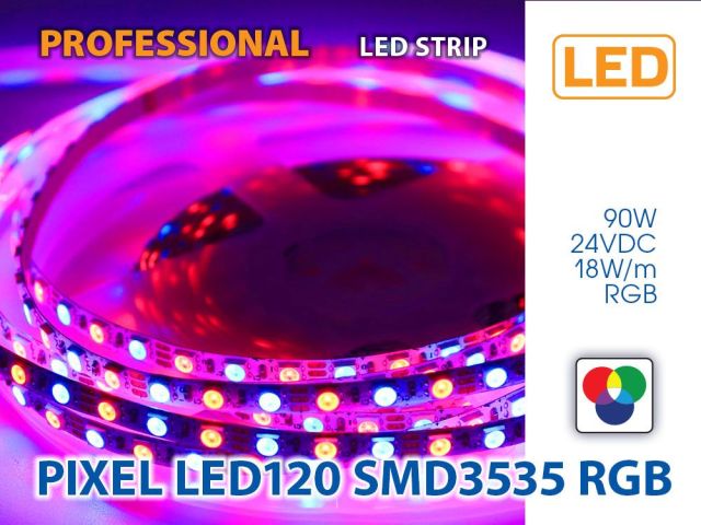 New professional series RGB strips PIXEL LED