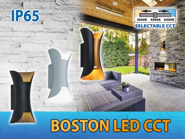 Цветни фасадни акценти с BOSTON LED