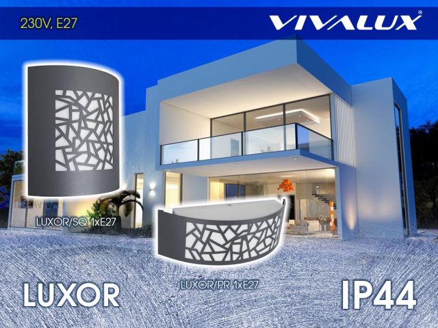 LUXOR – модерен акцент за външно осветление