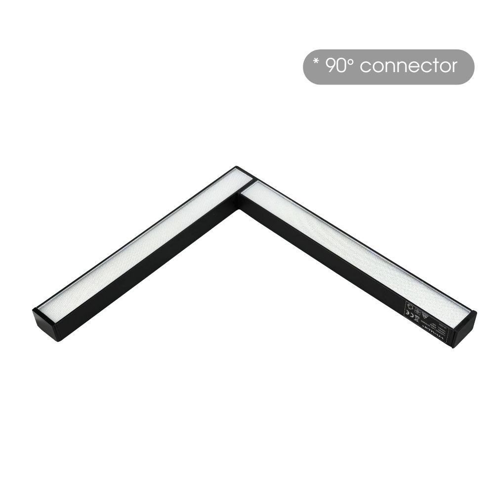 SLIM25 Magnetic LED corner LUGANO LED ∙ 24W ∙ Black ∙ 3000K