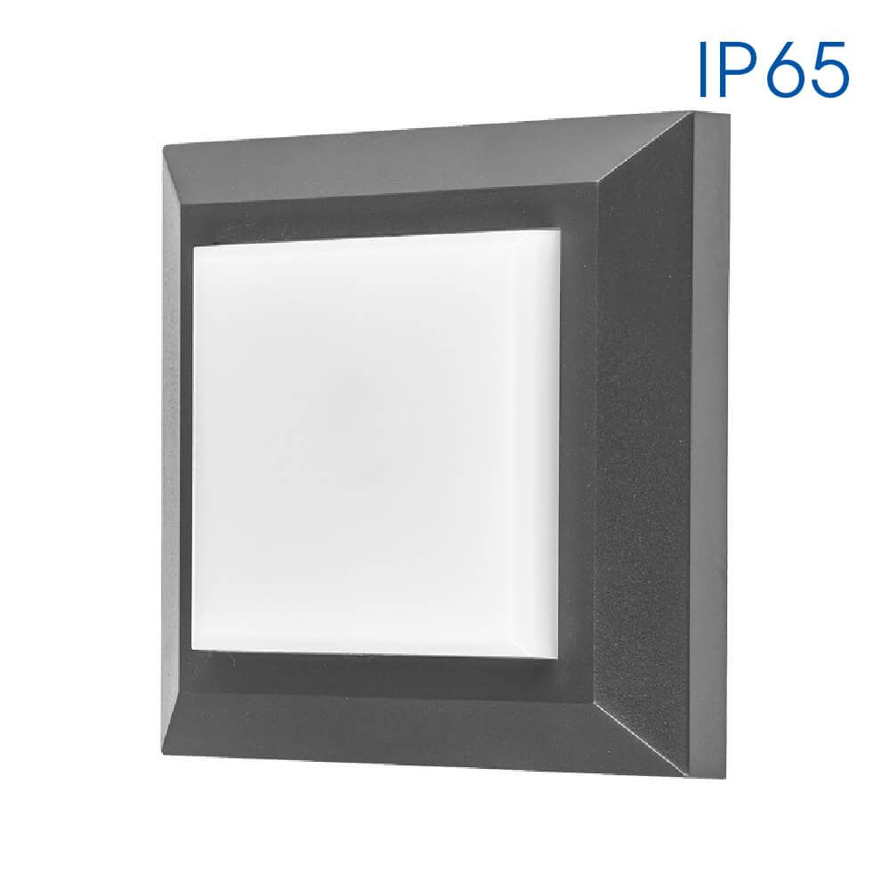 LED wall light ALVIA LED SQ 4,5W DR/GR CL 4000K