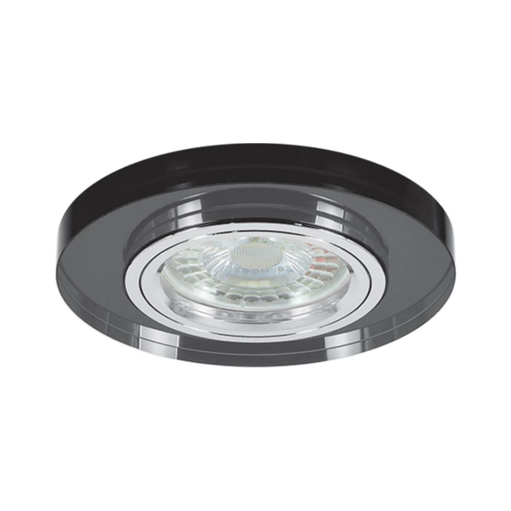 Decorative glass and aluminum downlight GRACE SL400 ∙ black