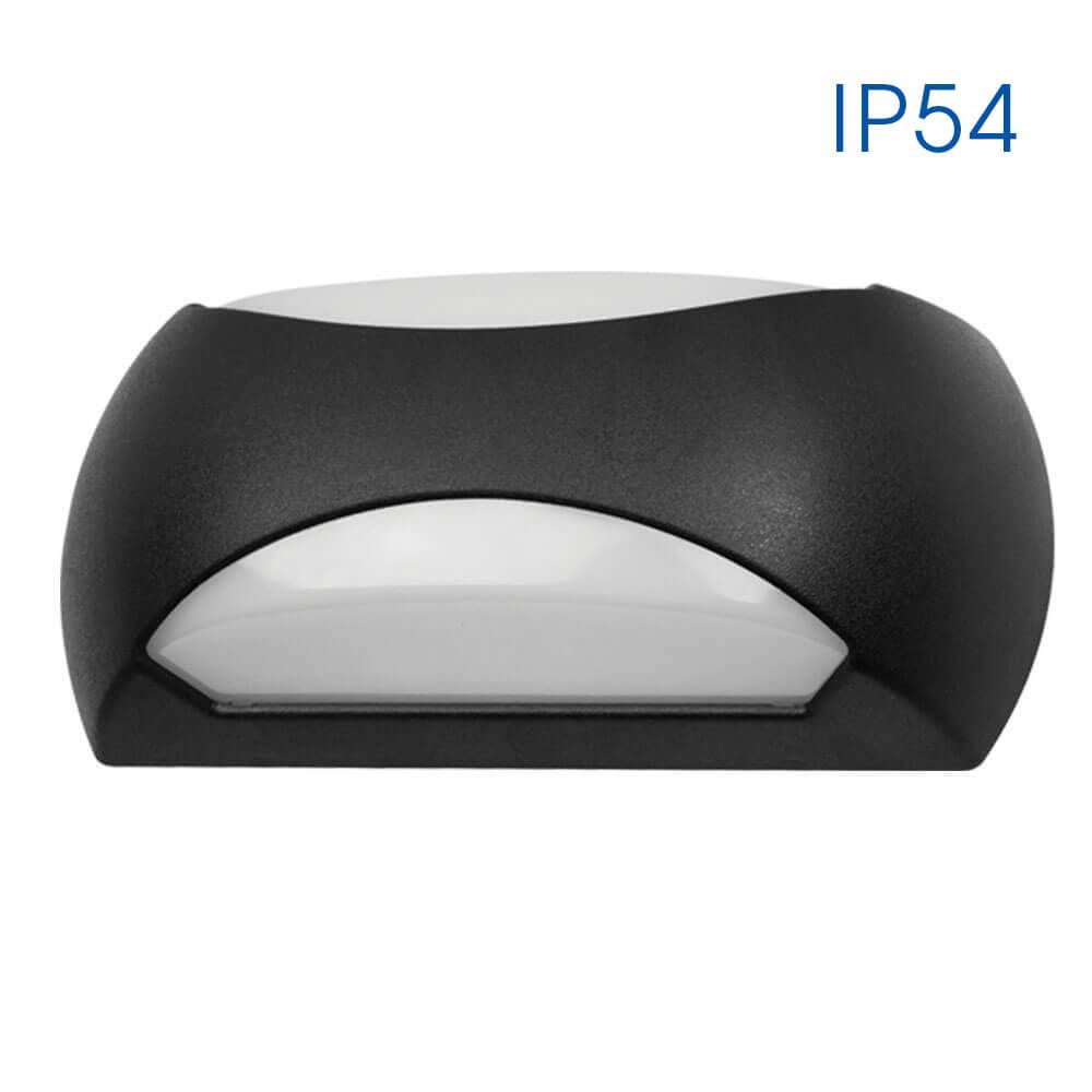 Waterproof LED wall light CAPRI/X LED ∙ 12W ∙ black ∙ 4000K ∙ IP54