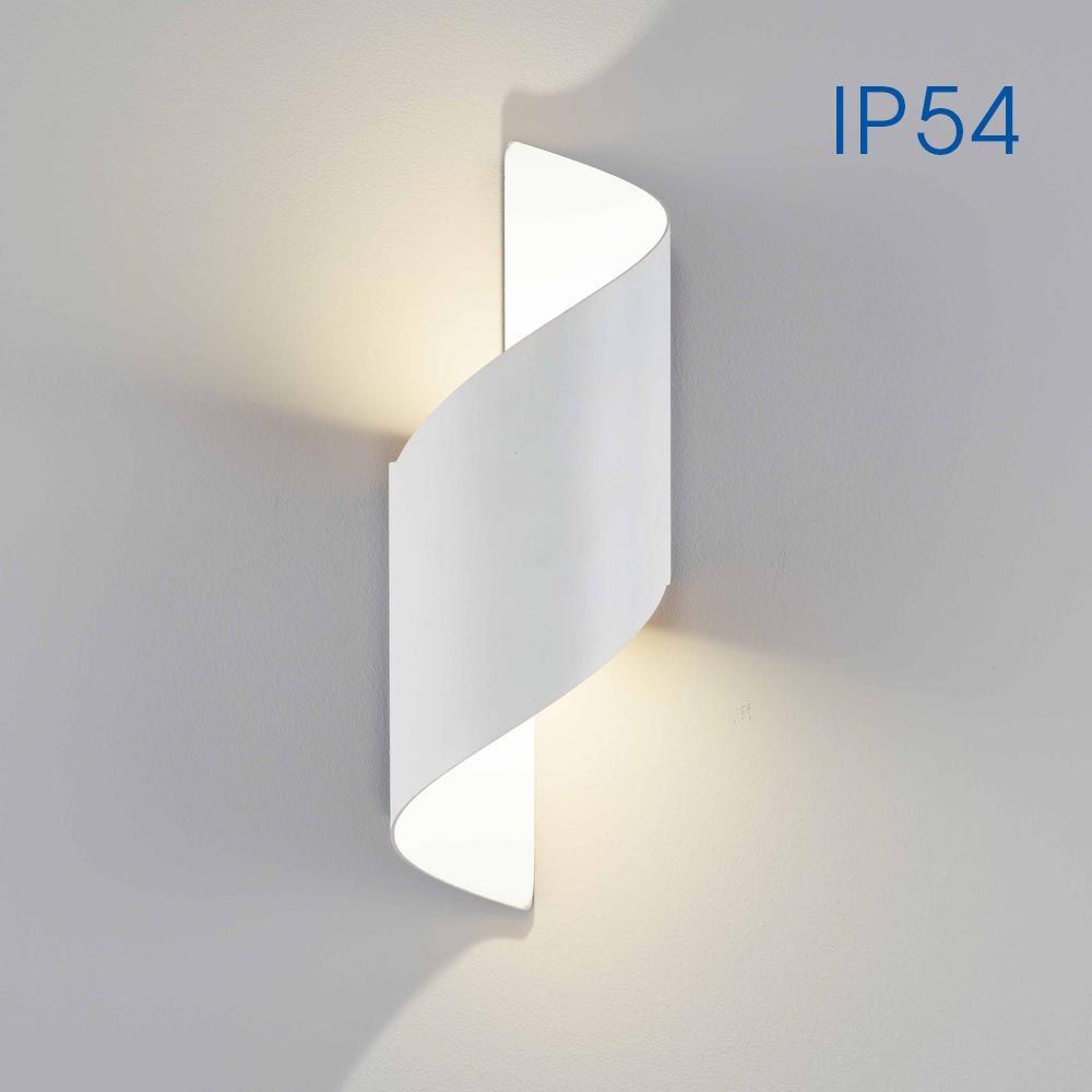 LED фасаден аплик APOLLO LED ∙ 2x5W ∙ бял ∙ 4000K ∙ IP54