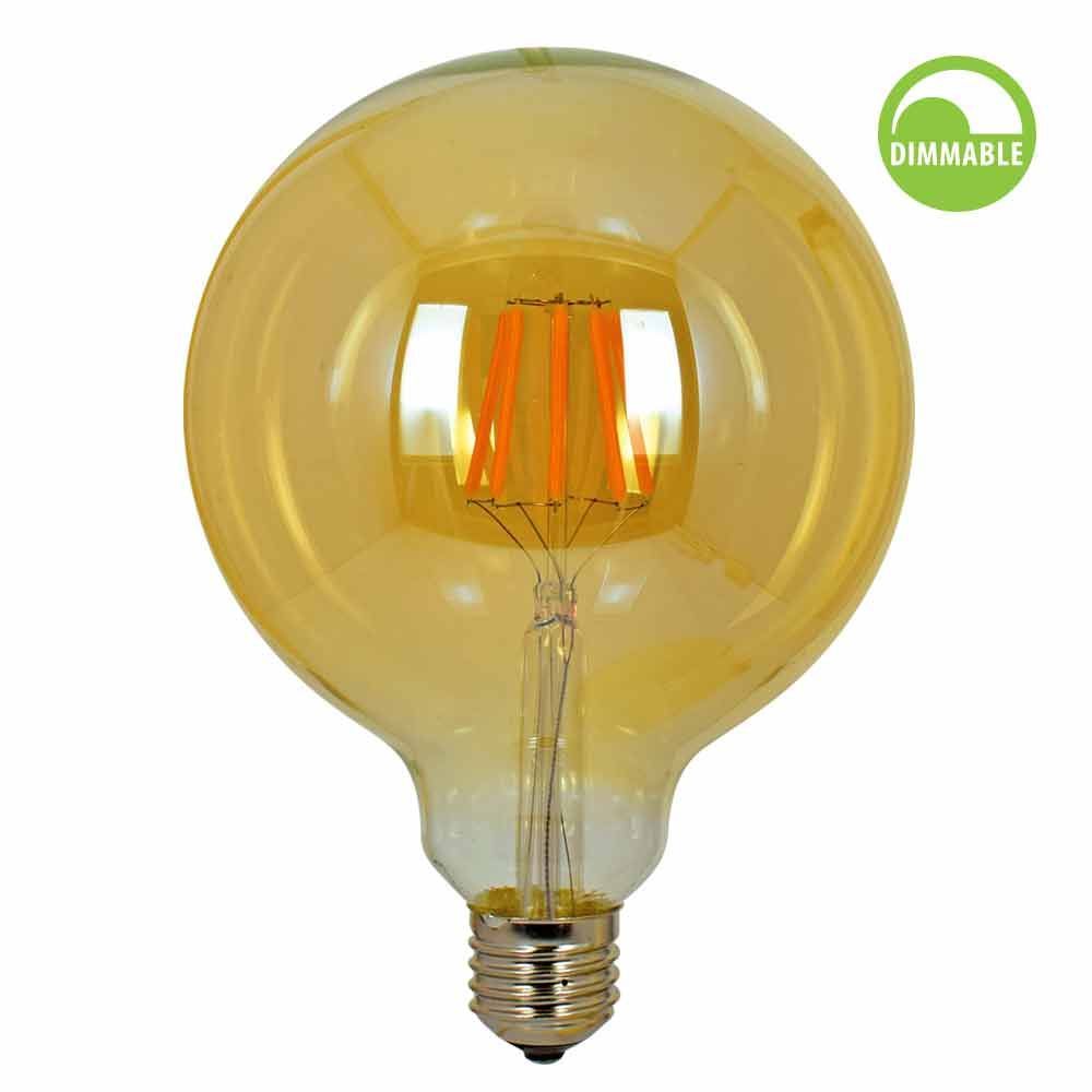LED филамент лампа FLICK VINTAGE LED ∙ GFV125 ∙ 6W ∙ 550lm ∙ E27 ∙ 2700K