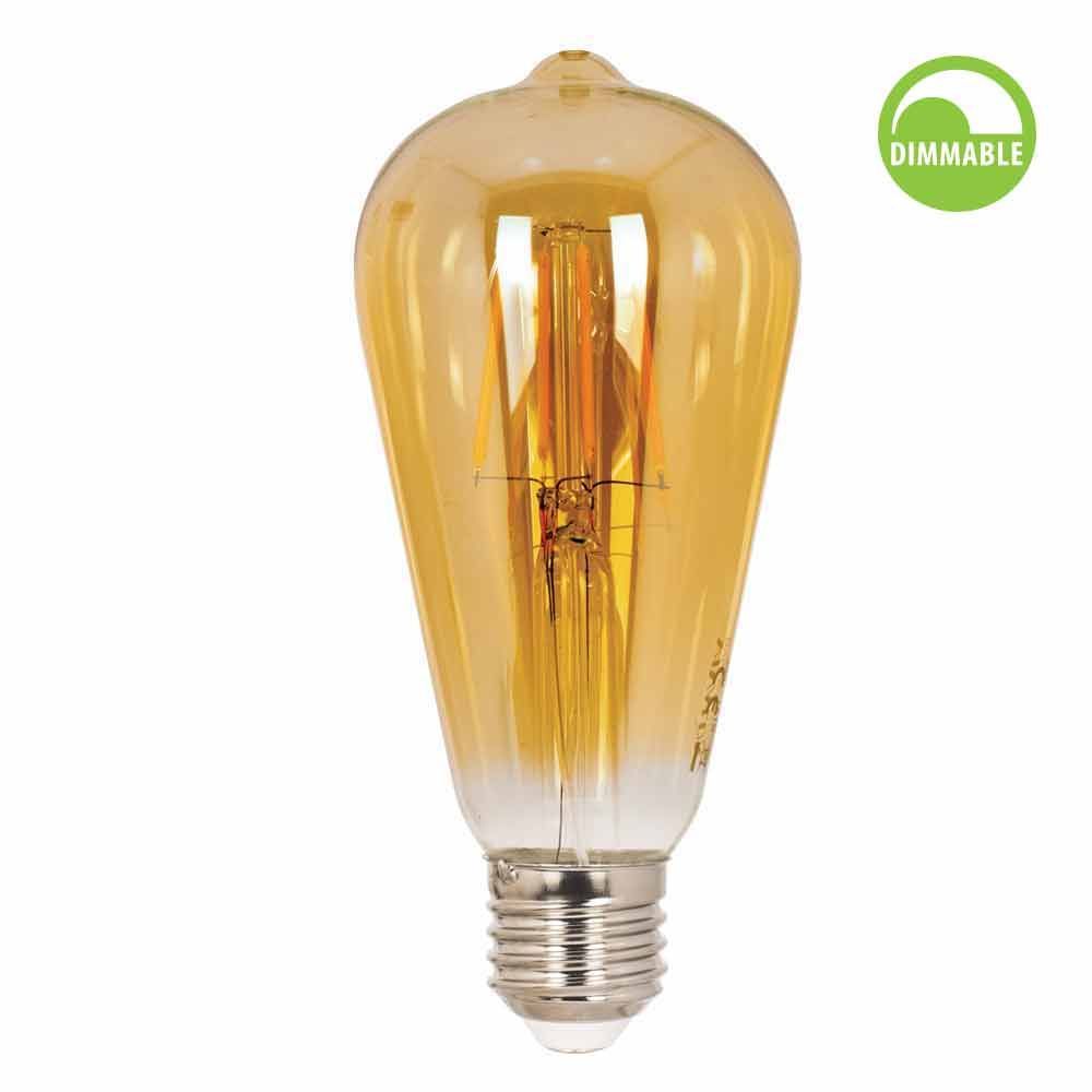 LED филамент лампа DEY VINTAGE LED ∙ DV64 ∙ 6W ∙ 550lm ∙ E27 ∙ 2700K
