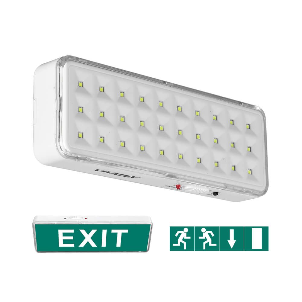 Emergency LED lighting fixture RACER LED-M ∙ 3W ∙ Li-Ion ∙ 3,7V