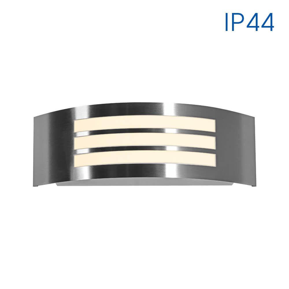 Wall fixture SYDNEY/PR ∙ 1 x E27 ∙ nickel matt ∙ IP44