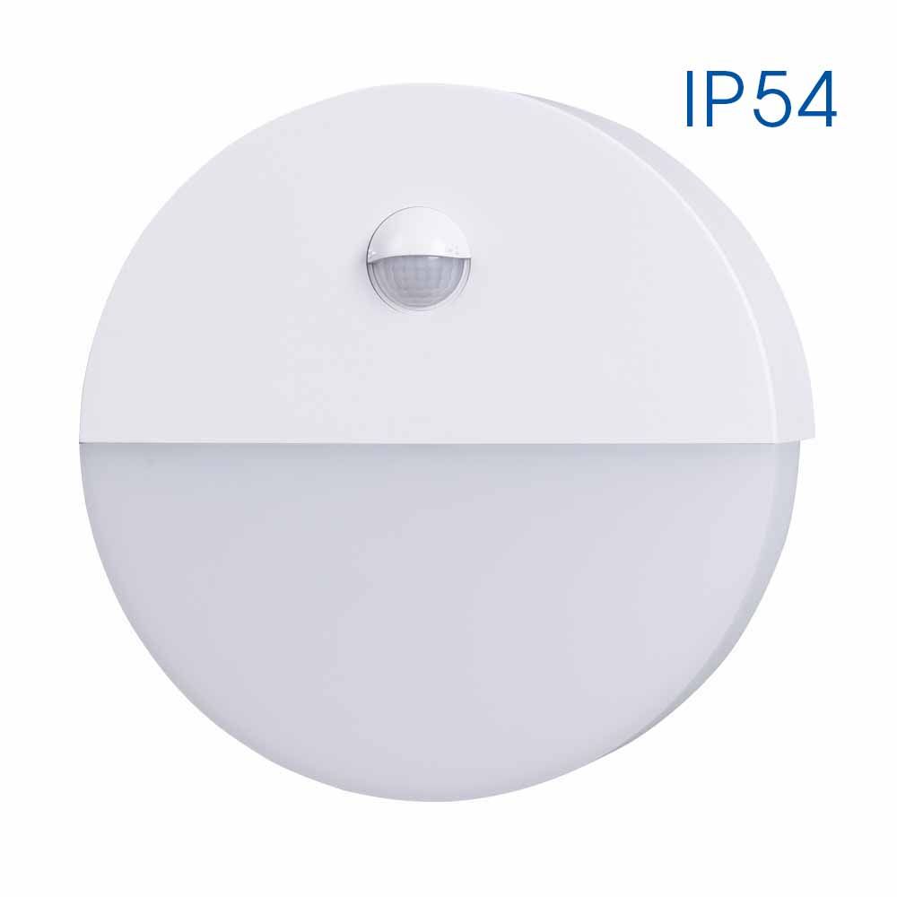 LED lighting fixture with motion sensor AURA LED ∙ 10W ∙ SR14 ∙ IP54