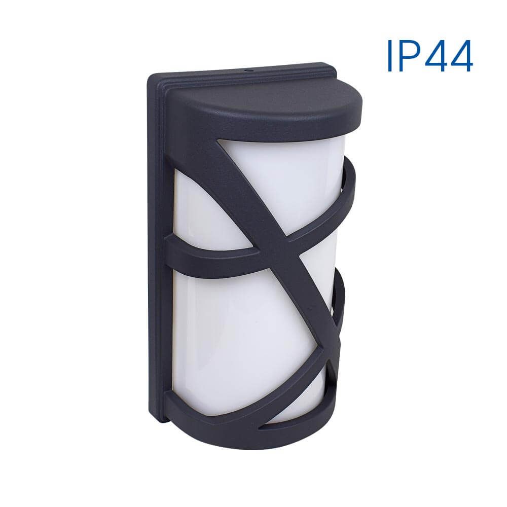 Waterproof wall lighting fixture MAUI ∙ 1 x E27 ∙ dark grey ∙ IP44