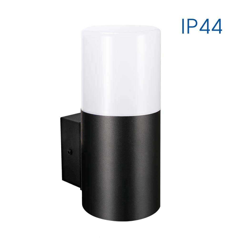 Waterproof wall lighting fixture KYOTO/W ∙ 1xE27 ∙ black ∙ IP44