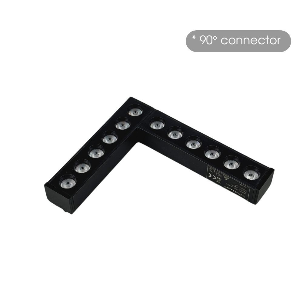 SLIM25 Magnetic LED corner LEMINI LED ∙ 12W ∙ Black ∙ 4000K