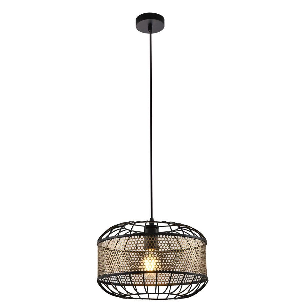 Suspension CASTELLO ∙ SSP749 ∙ 1хЕ27 ∙ black/gold ∙ metal
