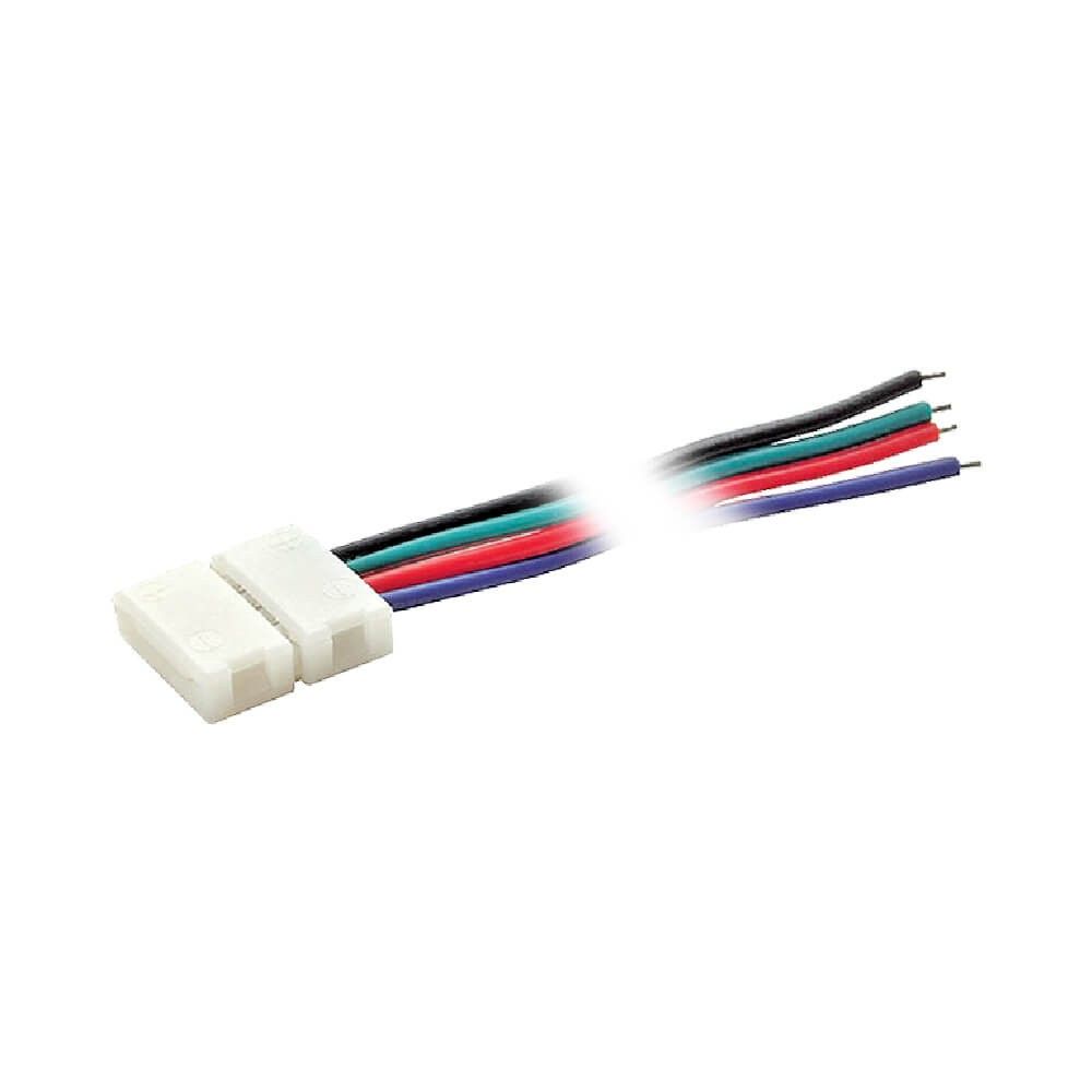 Connector for LED strips CONNECTOR ∙ 10 mm ∙ RGB SMD5050 POWER LEAD 15 cm