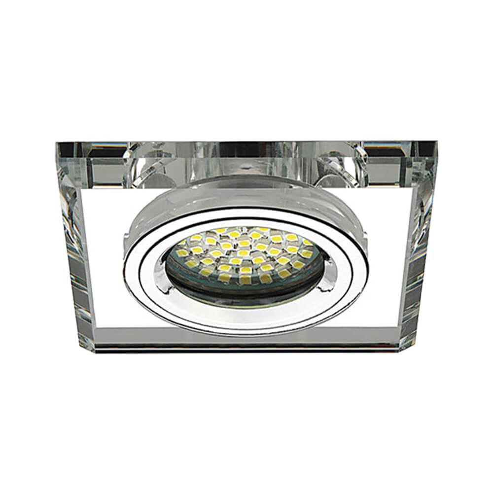 Decorative glass and aluminum downlight GRACE SL401 ∙ silver