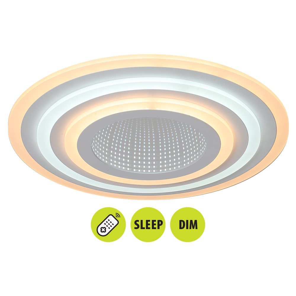 Мултифункционална LED плафониера SATURN LED ∙ 75W