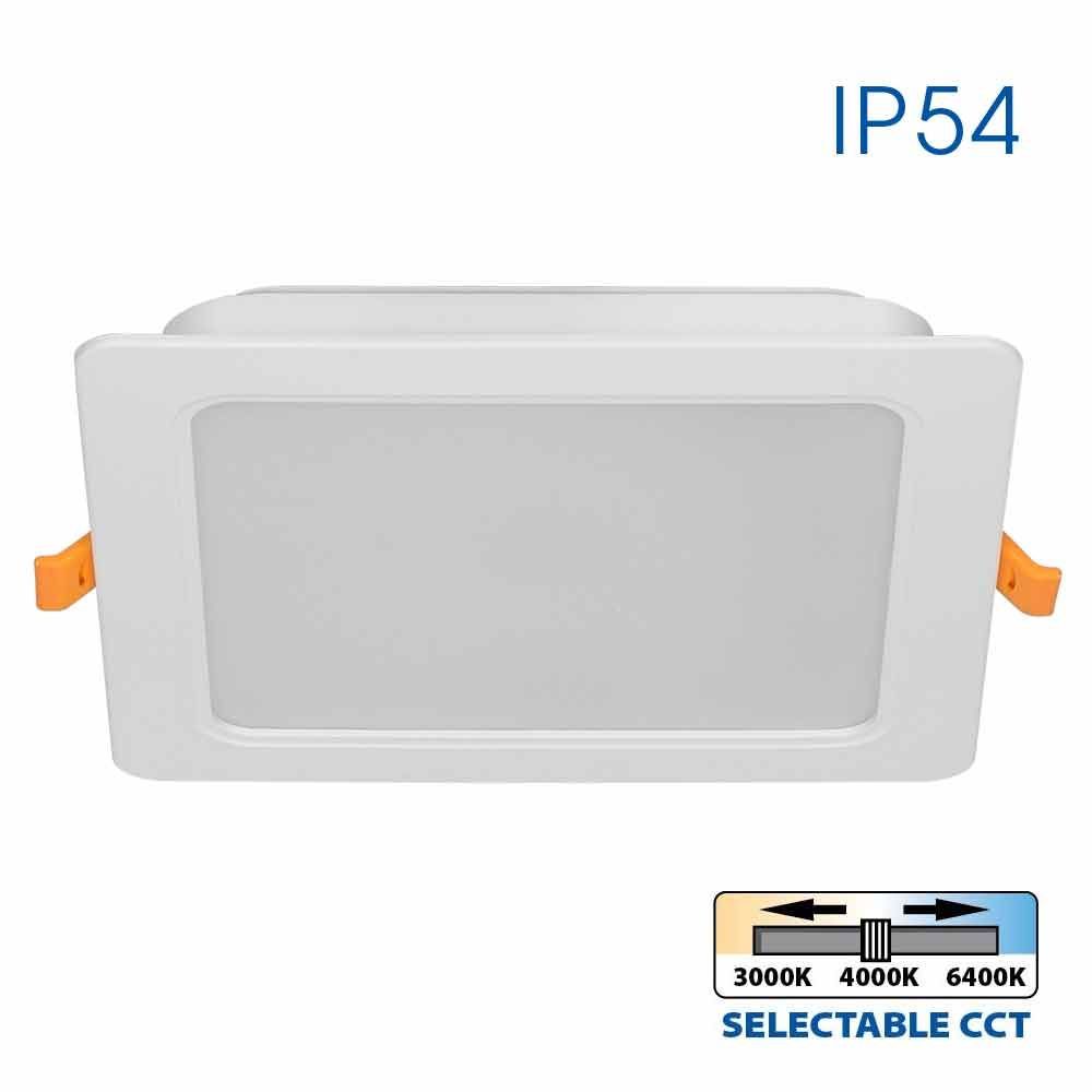 LED recessed downlight KAPI LED ∙ 18W ∙ CCT-switch ∙ 3000K-4000K-6400K ∙ IP54