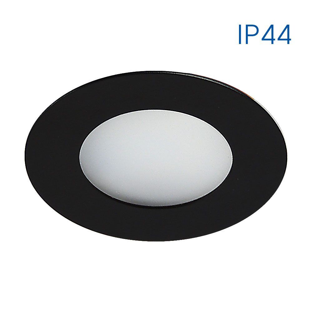 Мебелна LED луна OLI LED ∙ 2W ∙ черна ∙ 4000K ∙ IP44 