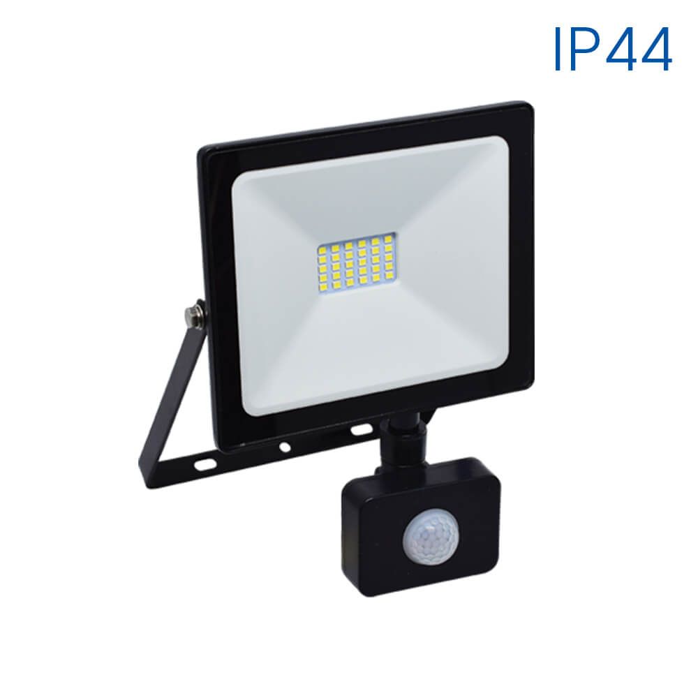 LED floodlight with sensor NYX LED ∙ 20W ∙ black ∙ 6400K ∙ IP44