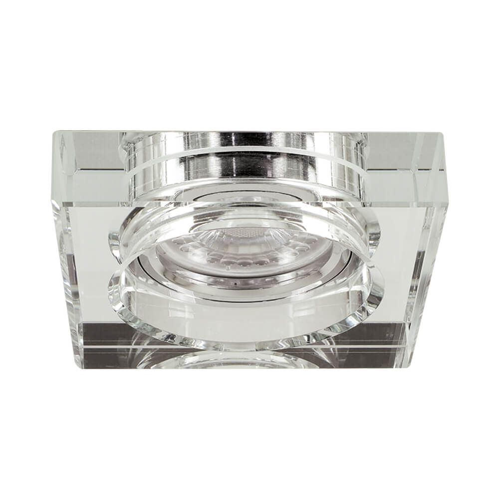 Decorative glass downlight CRYSTAL SL421 ∙ silver