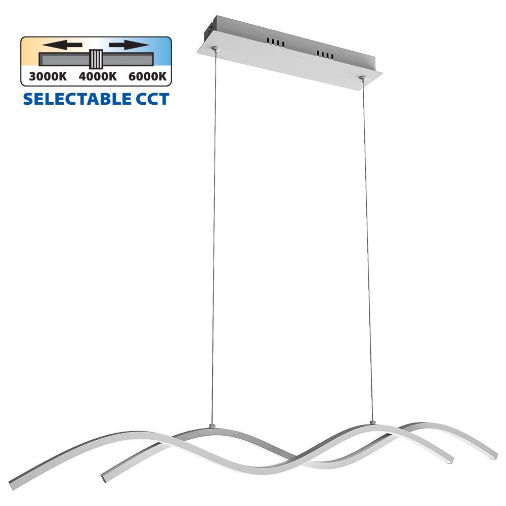 LED полилей LOARA LED ∙ 27W ∙ бяло ∙ CCT-switch ∙ 3000-4000-6000K