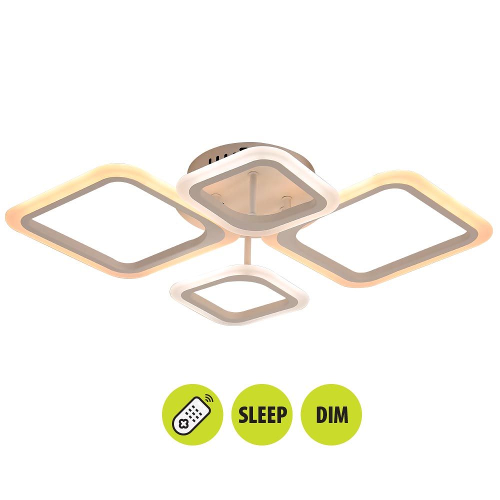 Мултифункционална LED плафониера RUBY LED ∙ 55W