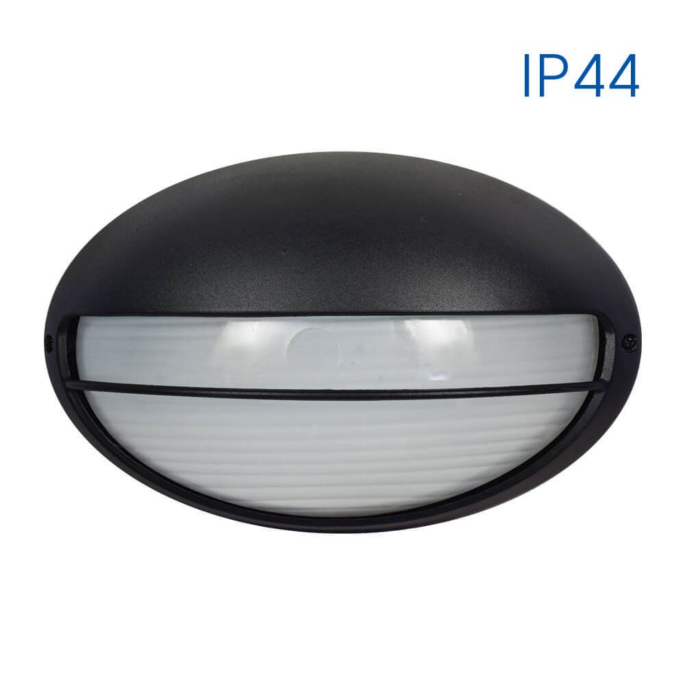 Аплик PETRA ∙ 1 x E27 ∙ черен ∙ IP44
