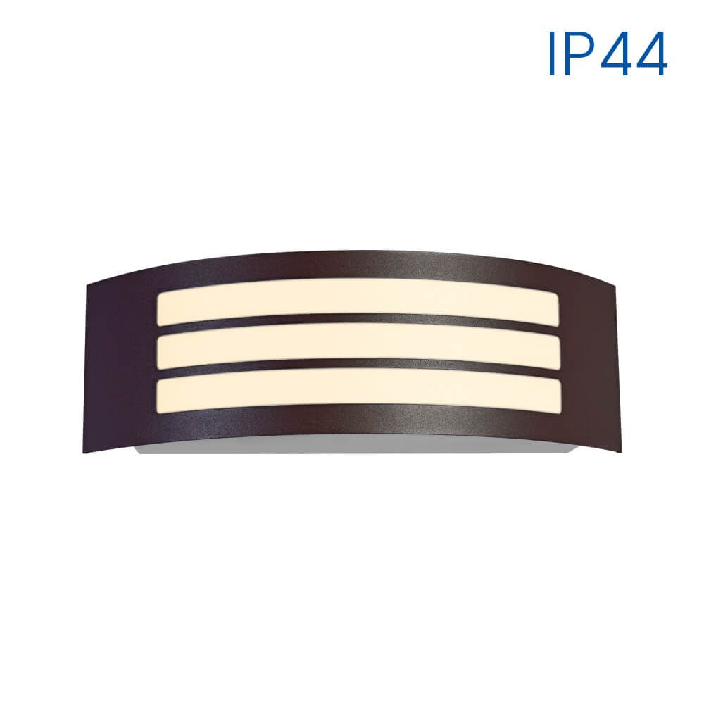 Wall fixture SYDNEY/PR ∙ 1xE27 ∙ brown ∙ IP44