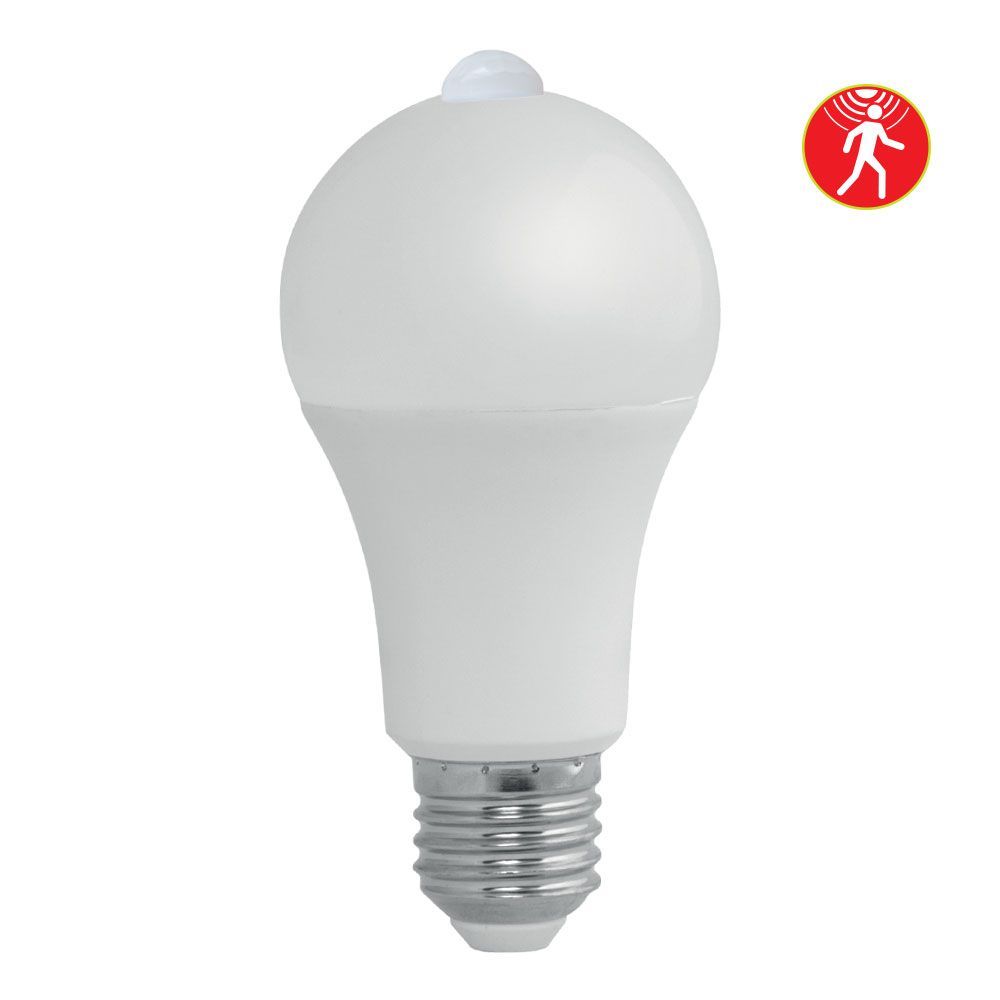 LED лампа с IR сензор за движение SIGMA LED ∙ PIR ∙ 11W ∙ 1000lm ∙ E27 ∙ 4000K