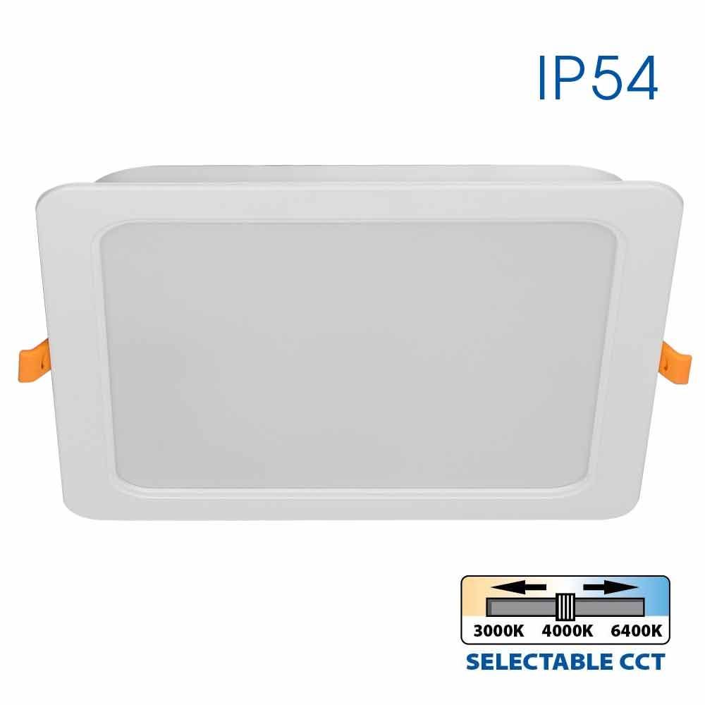 LED recessed downlight KAPI LED ∙ 24W ∙ CCT-switch ∙ 3000K-4000K-6400K ∙ IP54